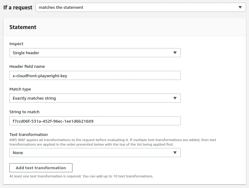 CloudFront Rules